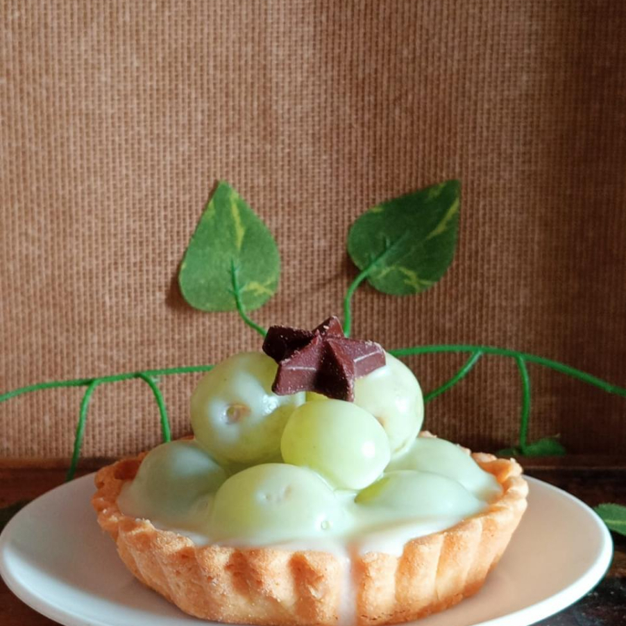 Tarta de Uva con Chocolate Blanco