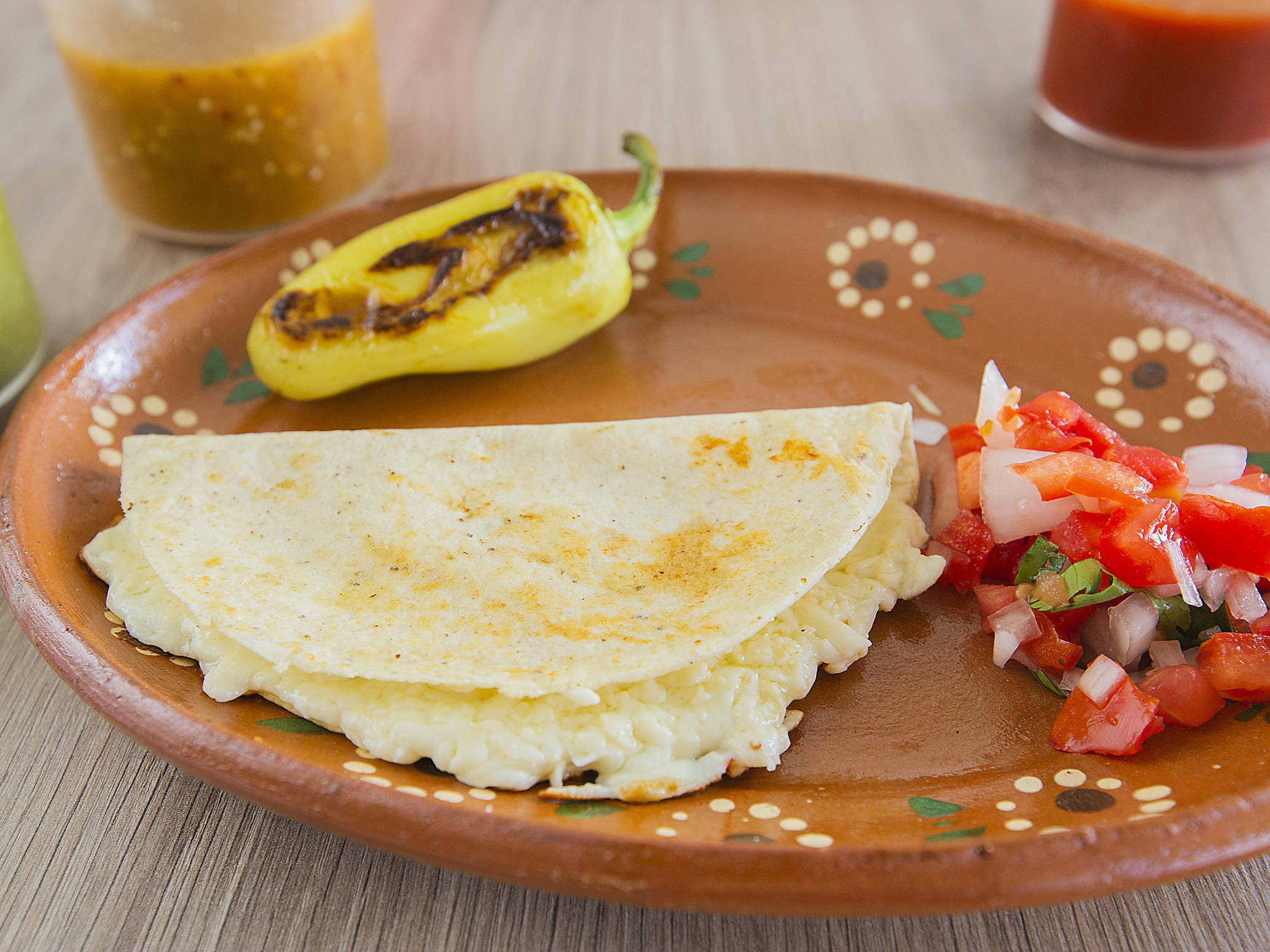Taco frijol harina