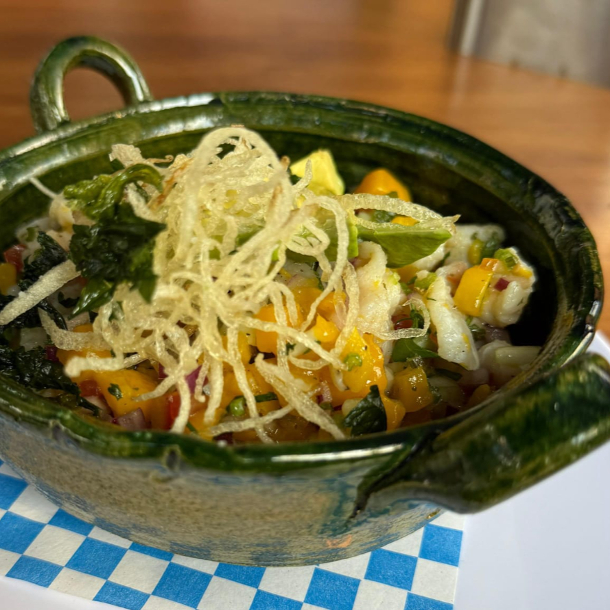Ceviche de Pescado con Mango
