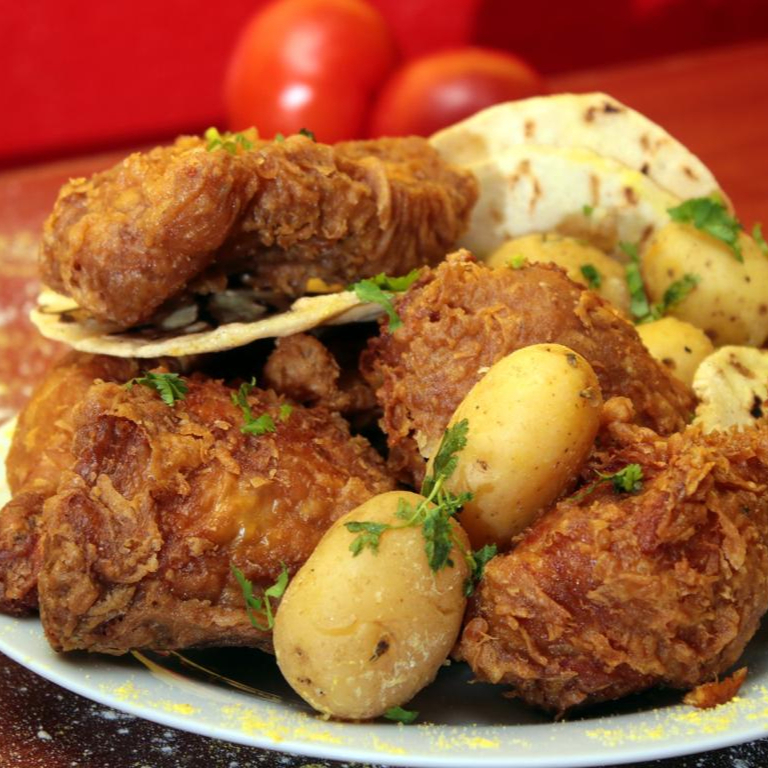 5 Piezas de Pollo Frito..