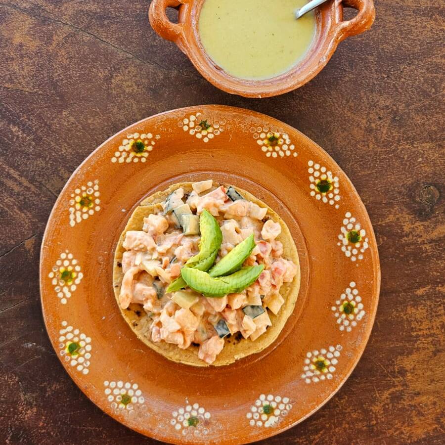 Tostadas de Camarón