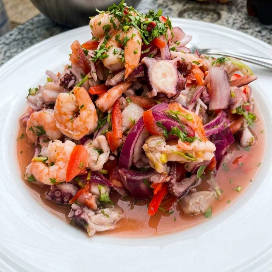 Ceviche de camarón