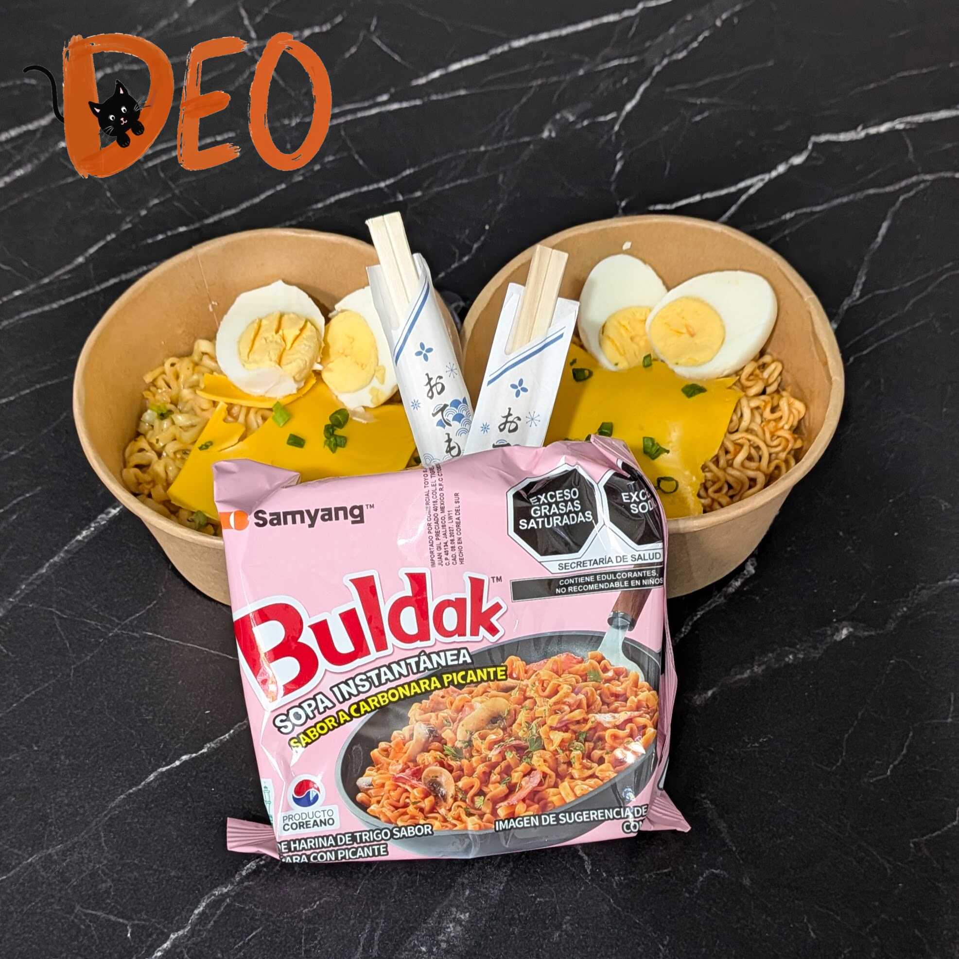 2 Buldak de Carbonara
