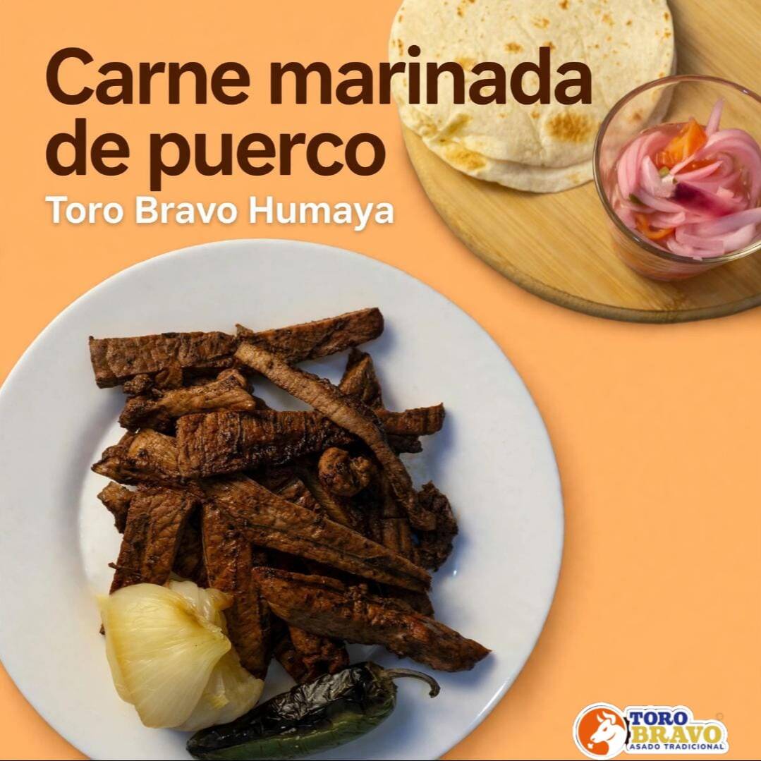 1/2 KG CARNEDE PUERCO MARINADA ASADA