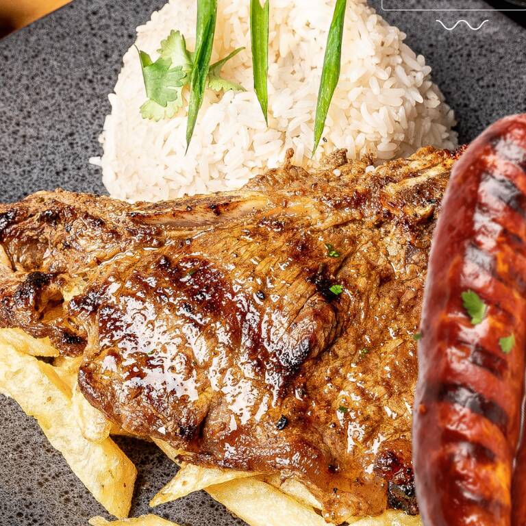 Churrasco a la Parrilla con Chorizo