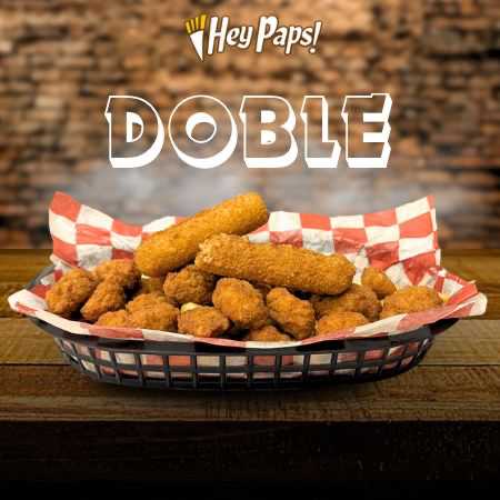 HEY PAPS! DOBLE - PALOMITAS Y DEDOS DE QUESO
