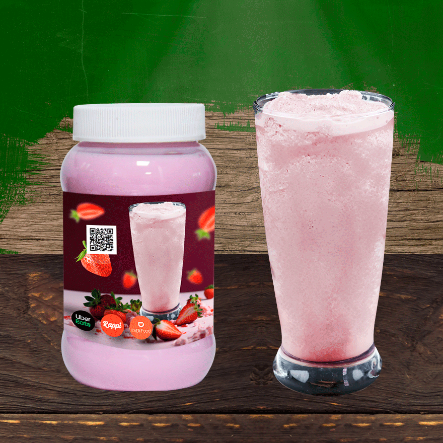 Frappe De Fresa de Leche 500 ml