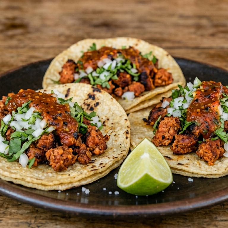 Taco de Chorizo al Carbon