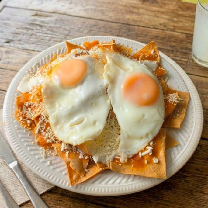 Chilaquiles con Huevo