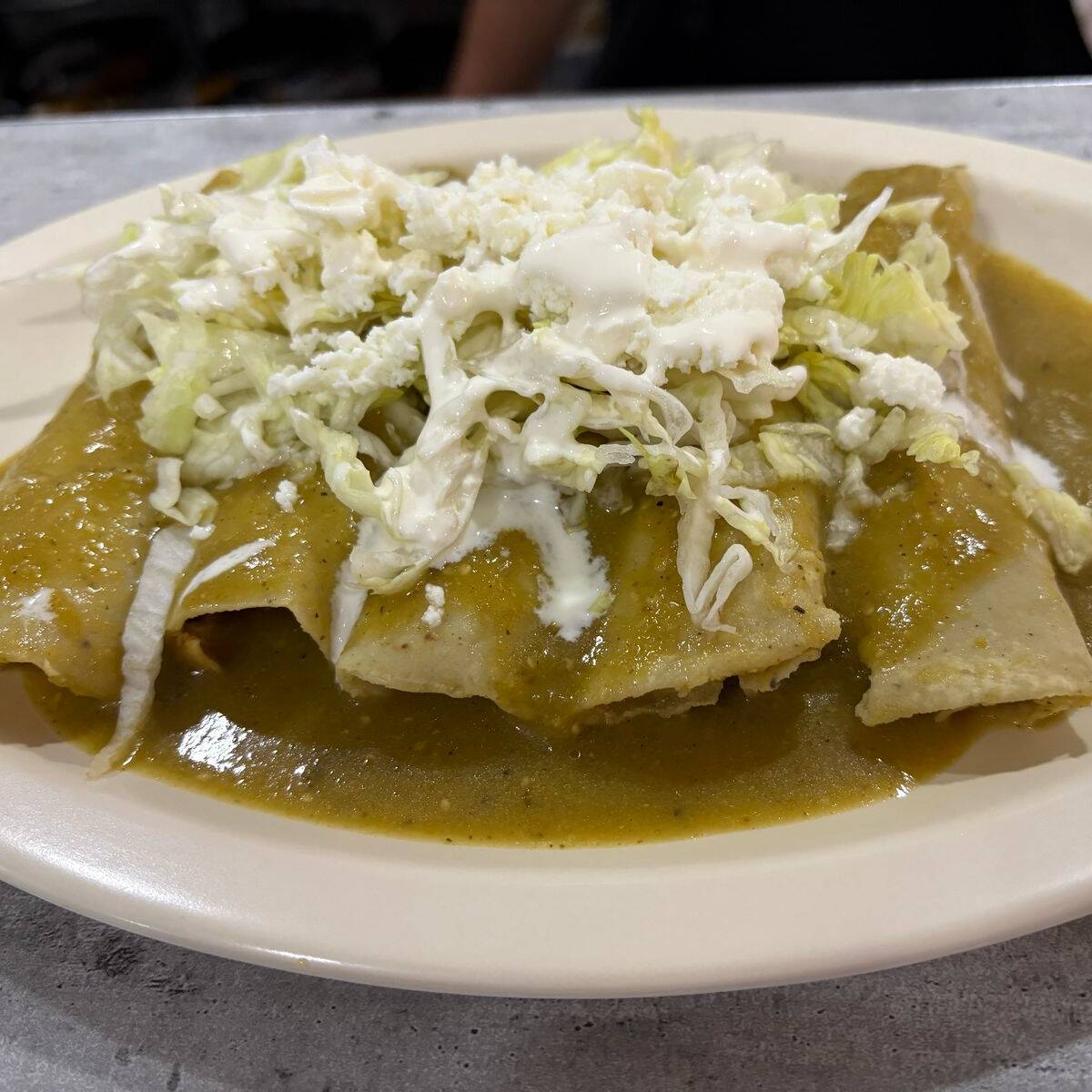 Enchiladas Verdes de Cebolla