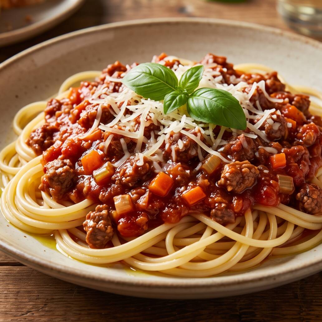 Espagueti a la Bolognesa