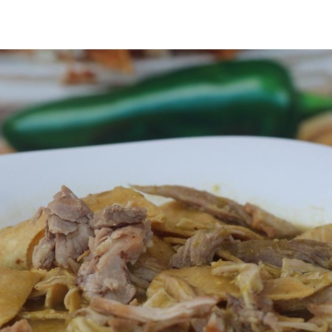 Chilaquiles con Carnitas
