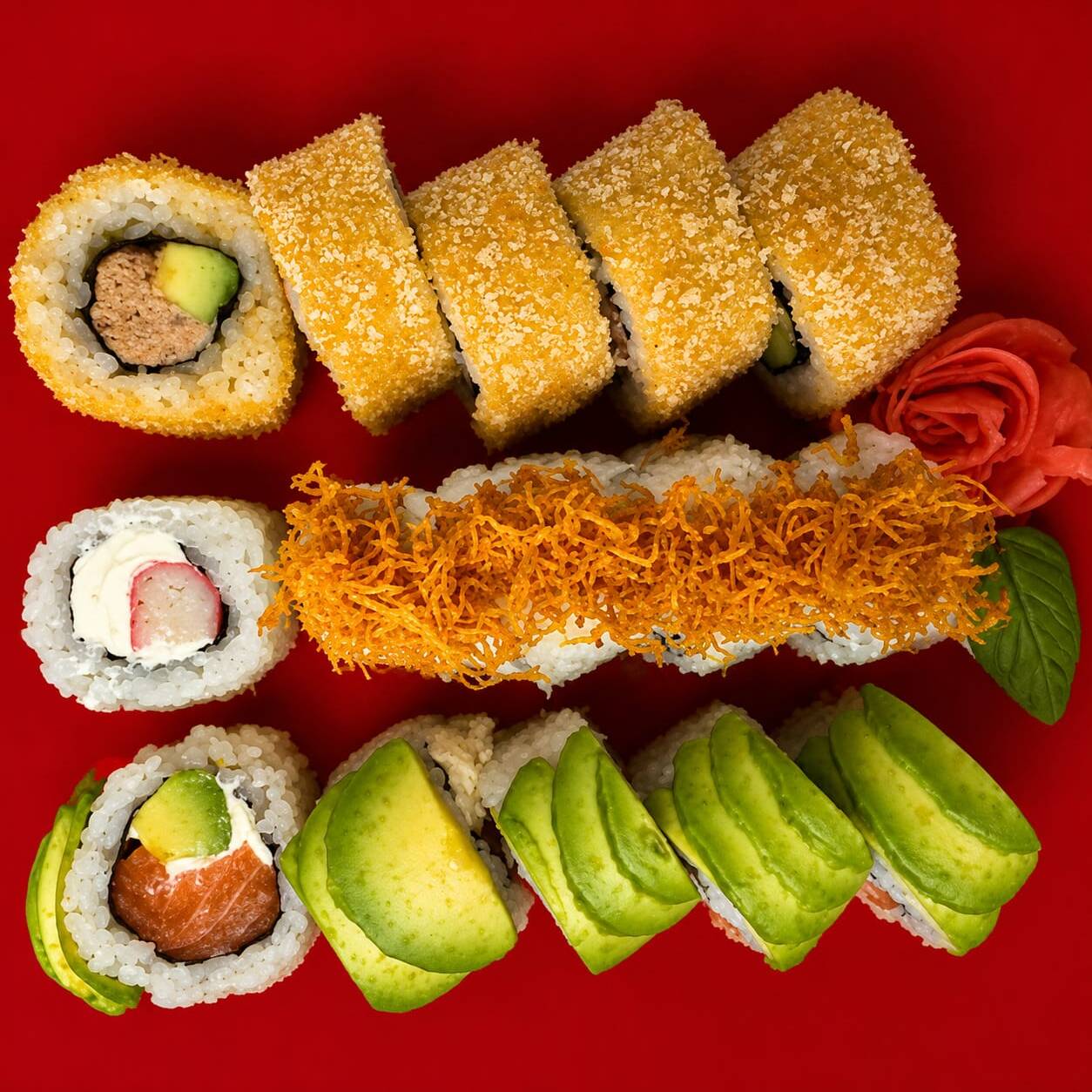 12 Bocados de Sushi