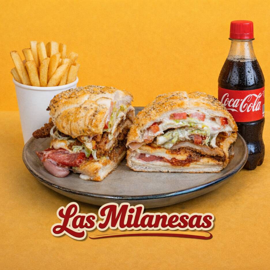 Combo La Mundial con Papas y Refresco