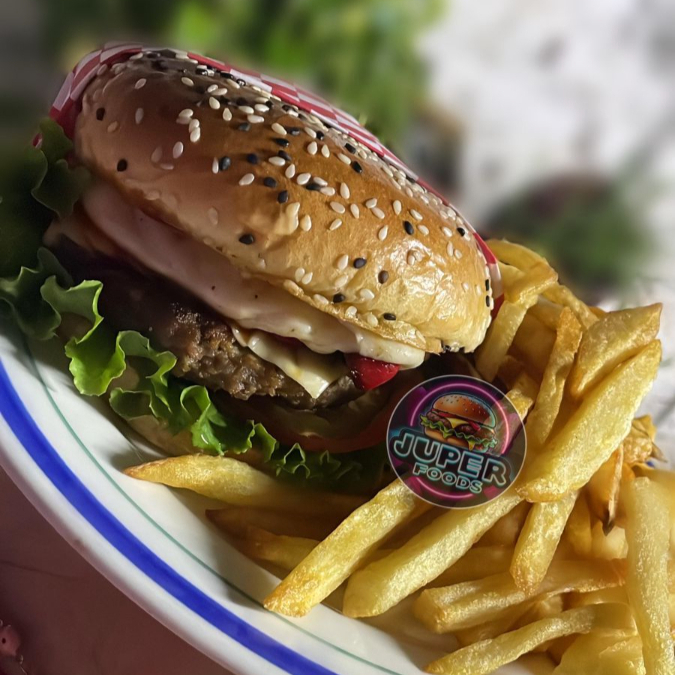 Hamburguesa con Papas