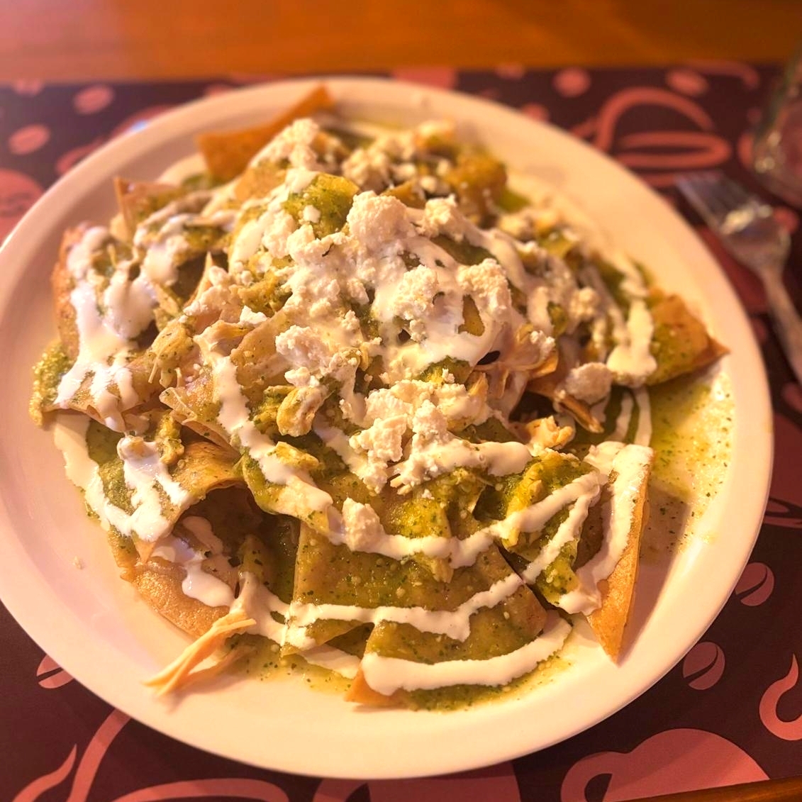 Chilaquiles Con Pollo