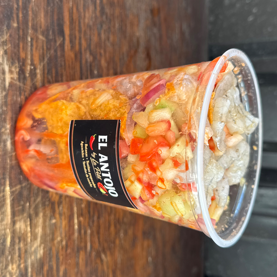 Tostitos con camarón