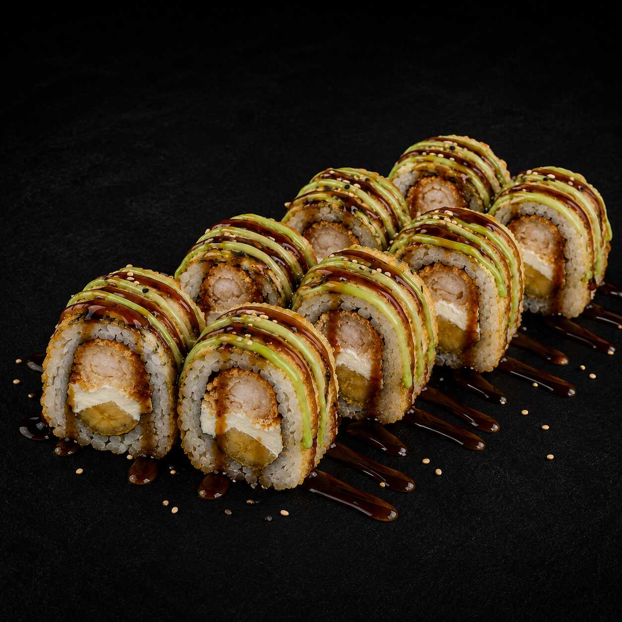 Golden Dragón Roll
