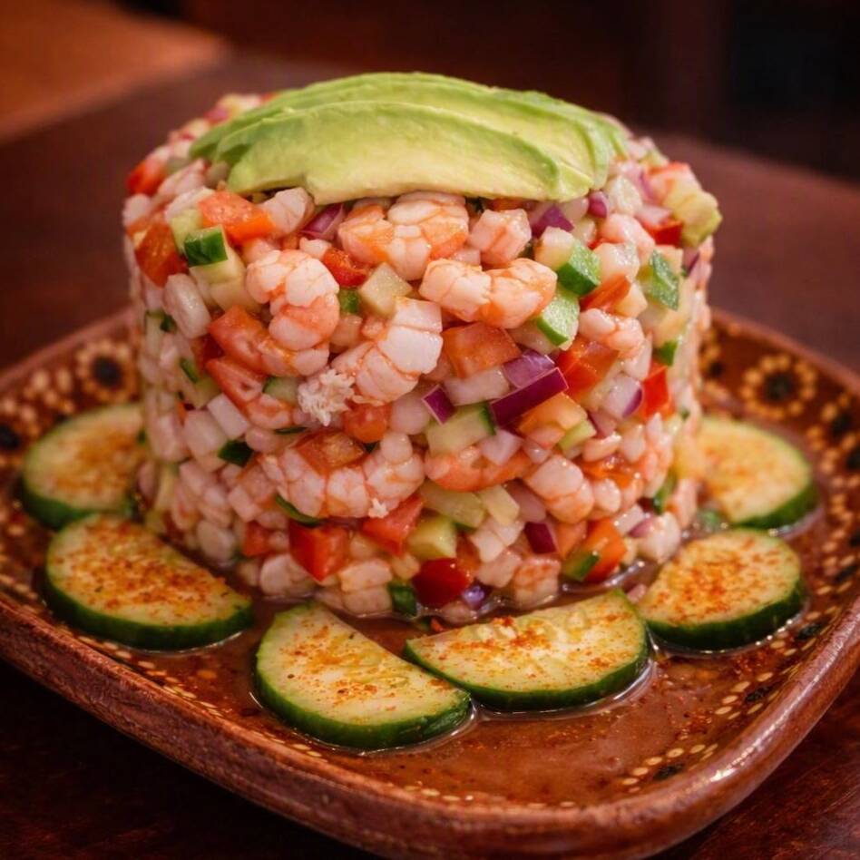 CEVICHE CAMARÓN COCIDO