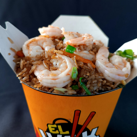 Arroz con camarones