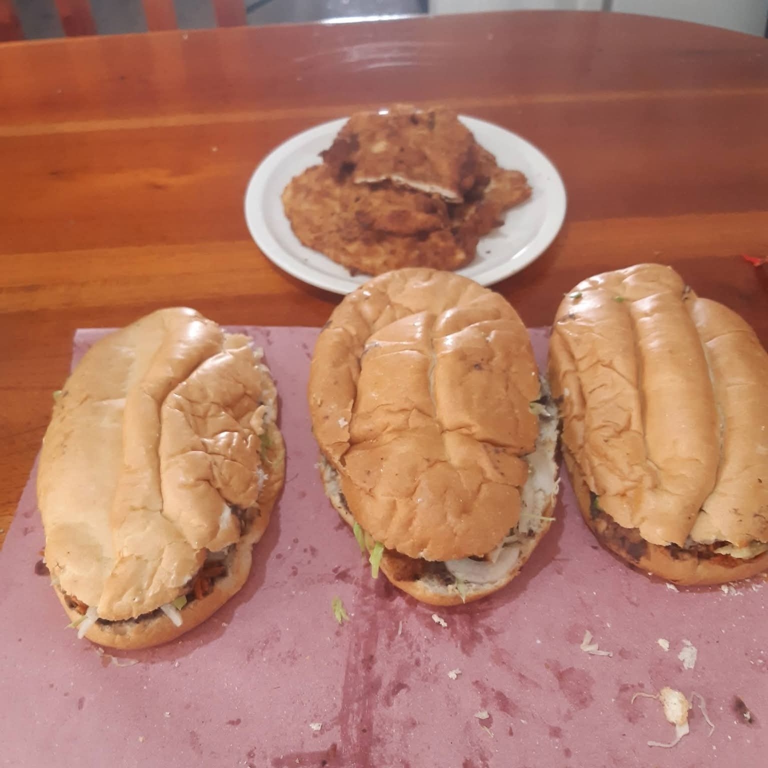 Torta de Milanesa de Pollo