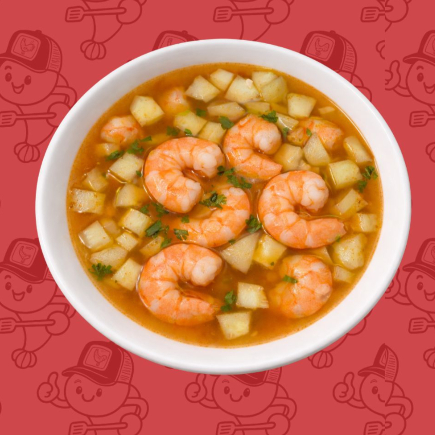Caldo De Camarón 1/2