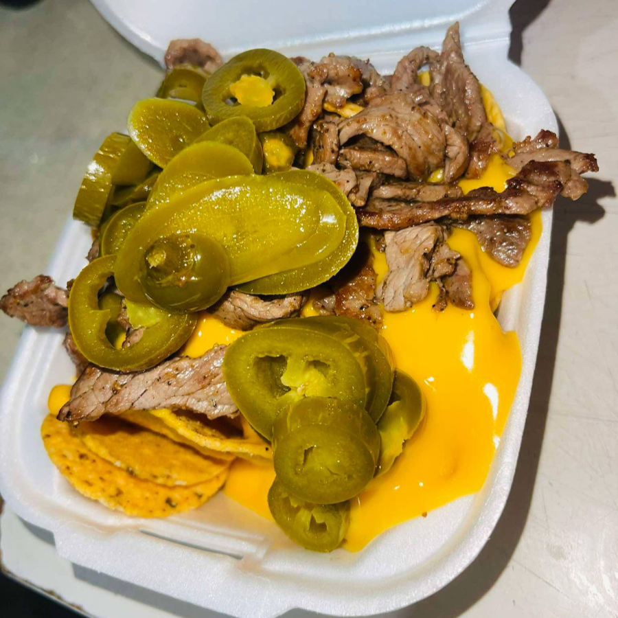 Nachos con Carne Chicos