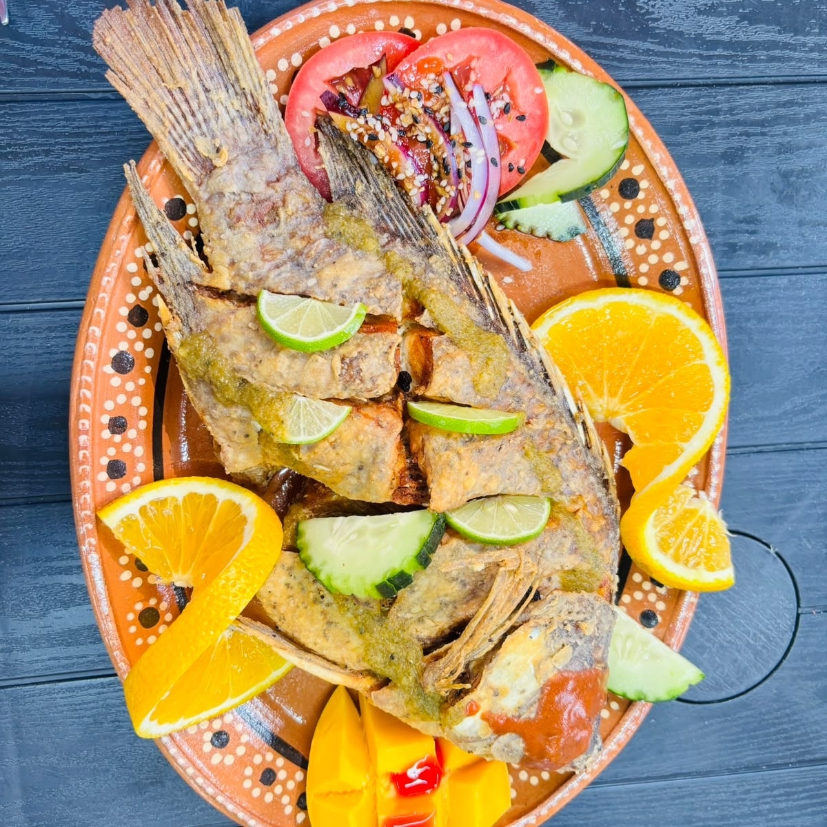 Mojarra Frita... (600-700 Grs.)