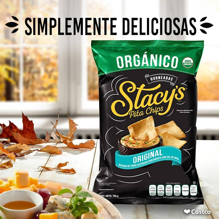 Chips de Pita Orgánico Stacy´s Horneados
