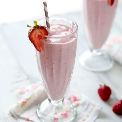Malteada de Fresa