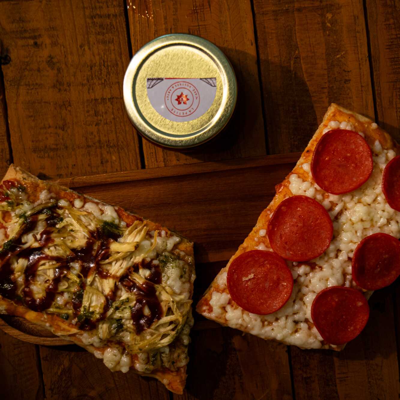 Pizzeta de Pollo BBQ