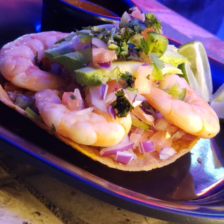 Tostada de Camarón