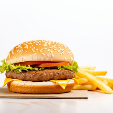 Hamburguesa con Papas