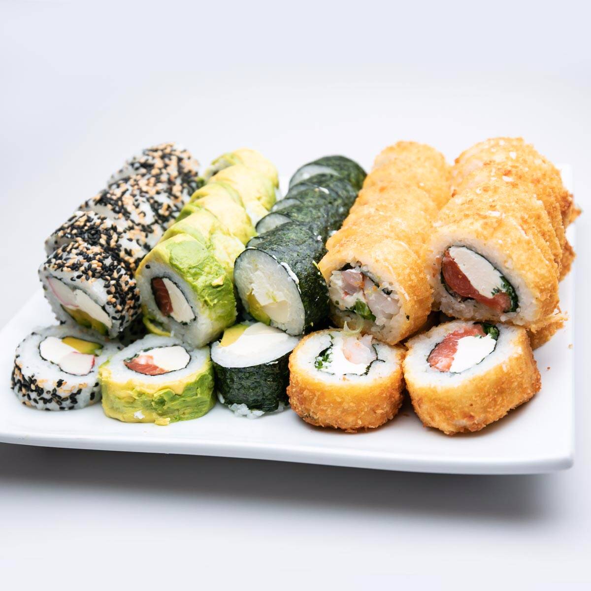 30 Piezas + Bebida 250ml + Sopa Miso