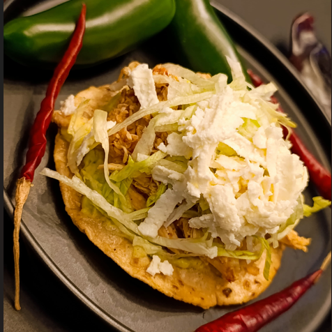 Tostadas de Pollo