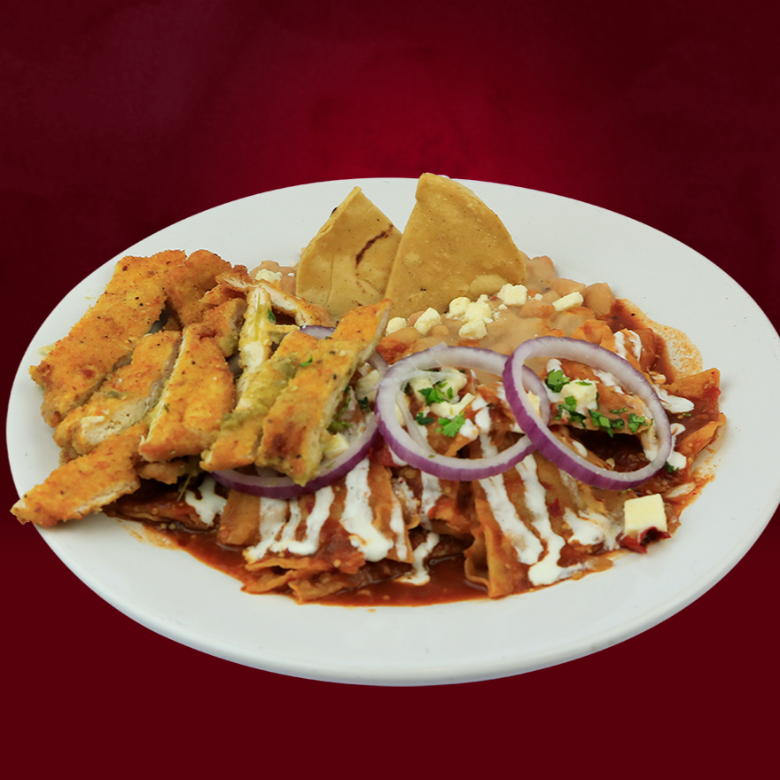 Chilaquiles con Arrachera C Copiar