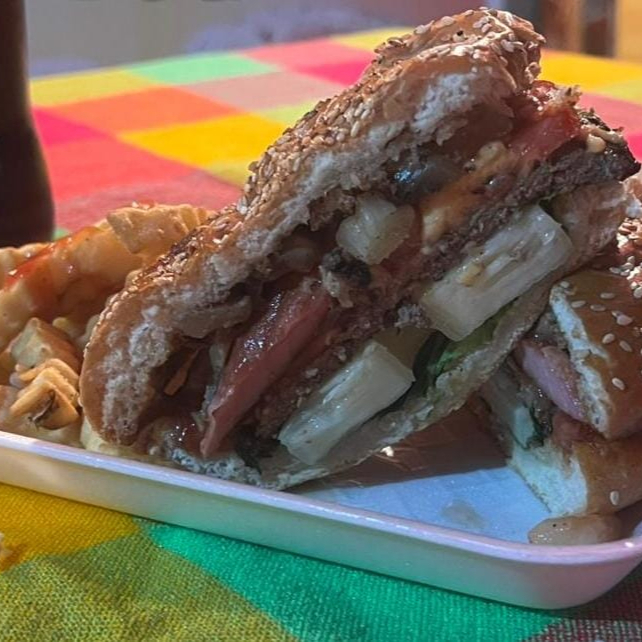 Hamburguesa Hawaiana
