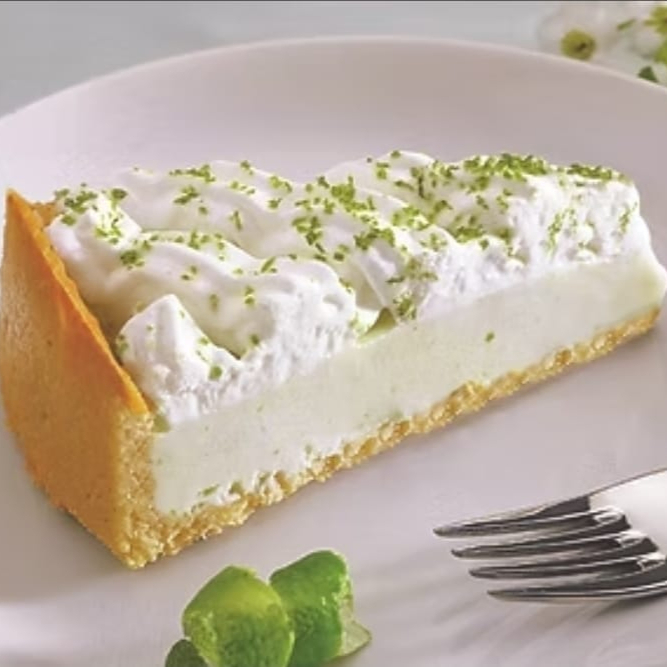 Massa crocante com creme de limão, coberta com marshmallow e raspas de limão.(Ingredientes :Margarina, Açúcar, Sal, Vanilina, Ovo in natura, Farinha de trigo, Fermento químico em pó, Leite condensado, Creme Vegetal, Gelatina sem sabor, Suco natural de limão, Raspas de limão, Glicose e Clara hidratada. Não contém glúten. )