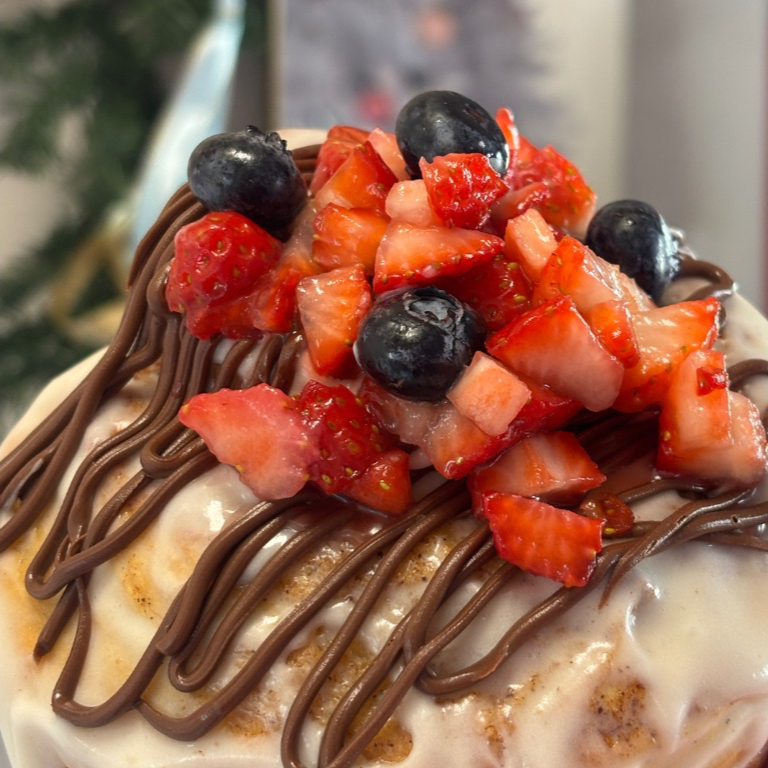Rol Nutella con frutos