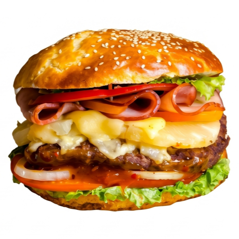 Hamburguesa Hawaiana