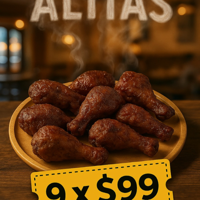 9 ALITAS x 99 pesos