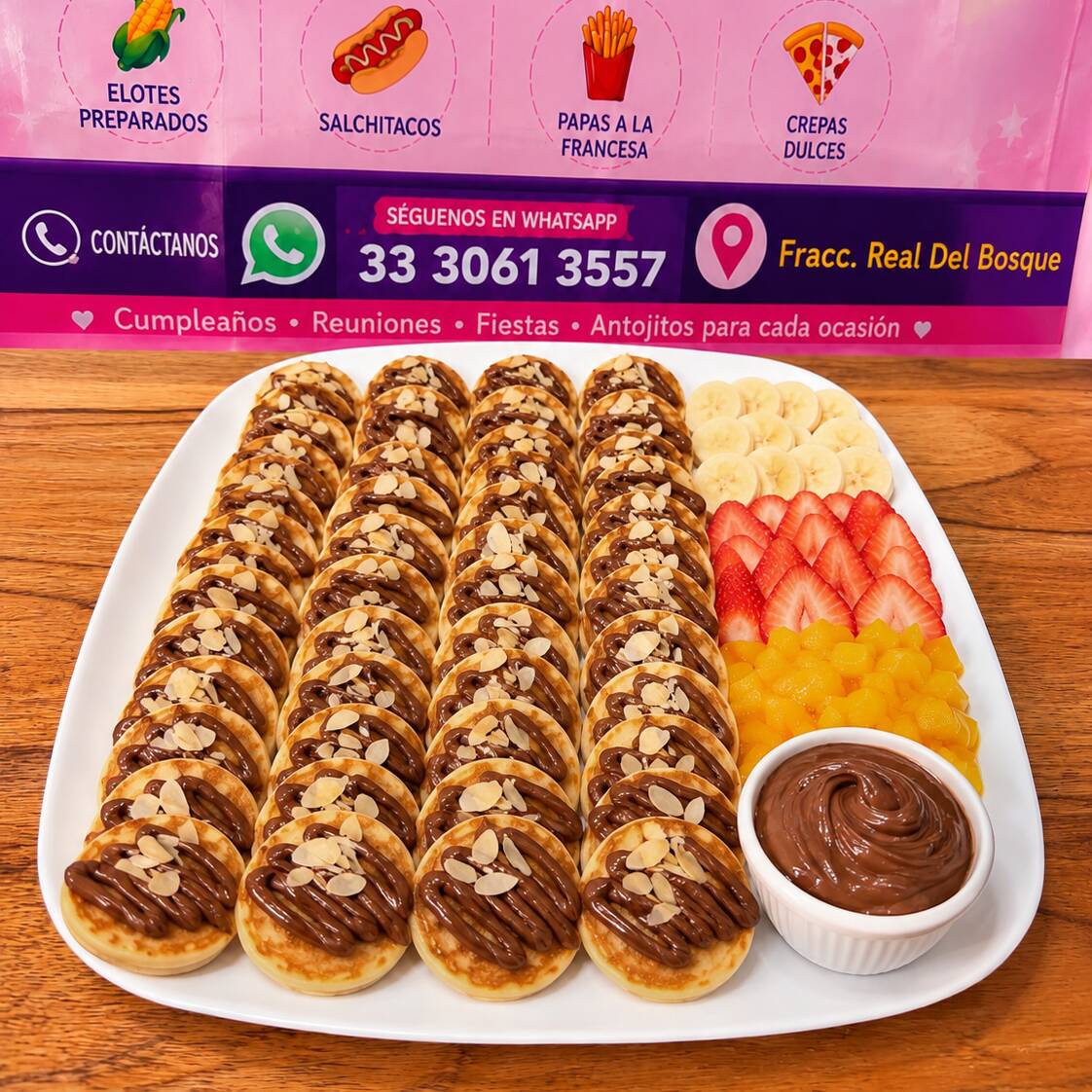 Mini hotcakes 36 pz