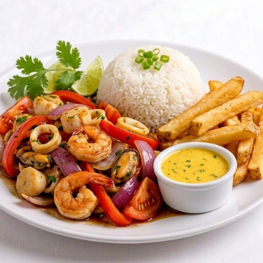 Saltado de Mariscos