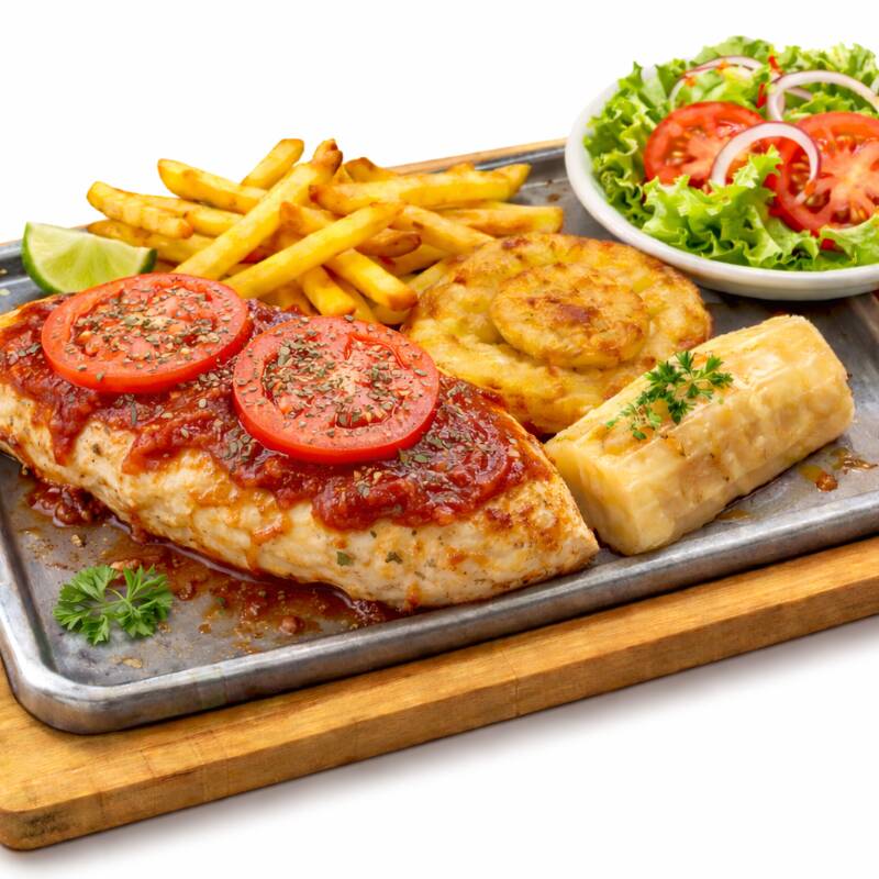 PECHUGA A LA PLANCHA (300 GR) NAPOLITANA