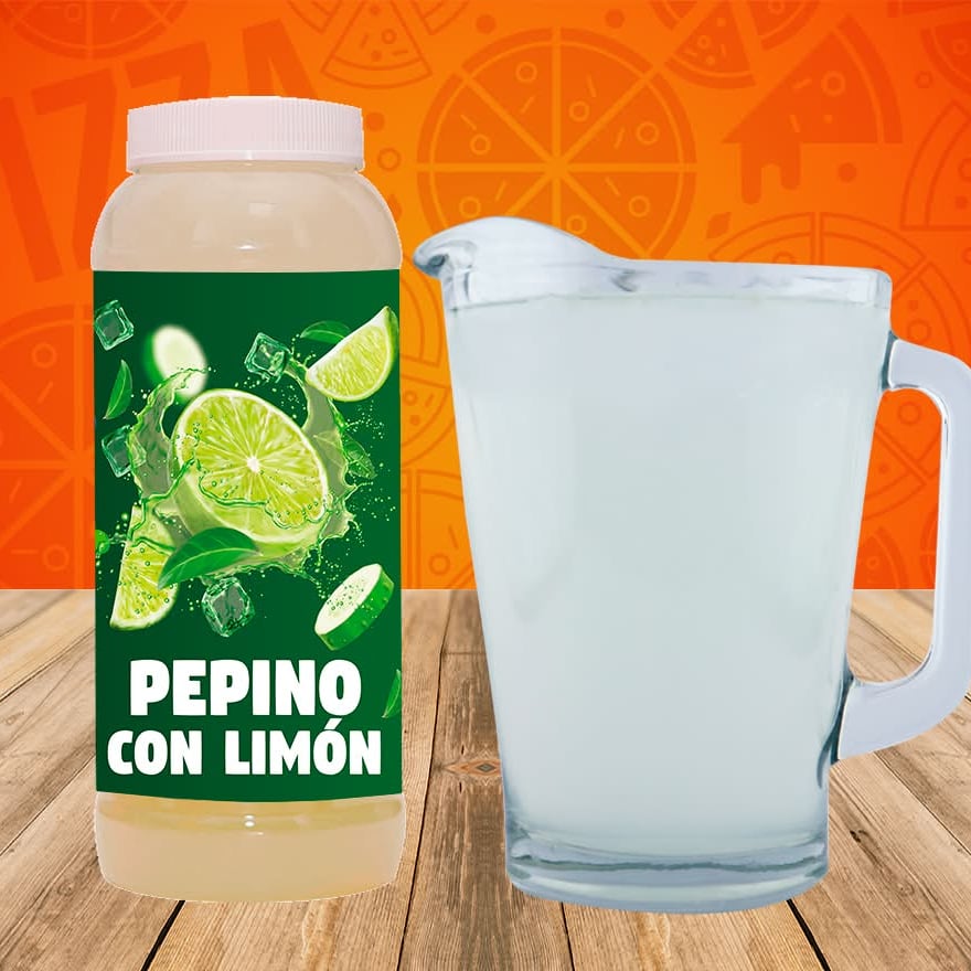 Agua De Pepino con Limón