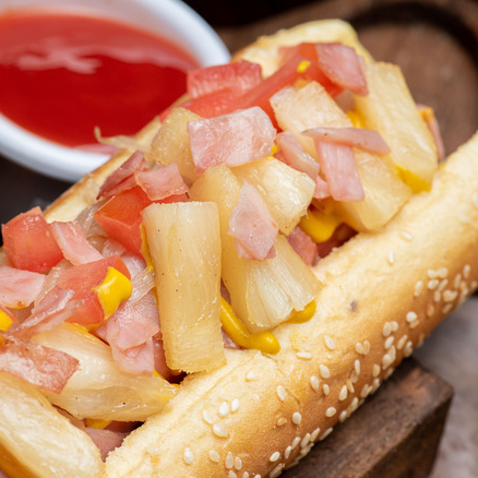 Hot-Dog Jumbo Hawaiano