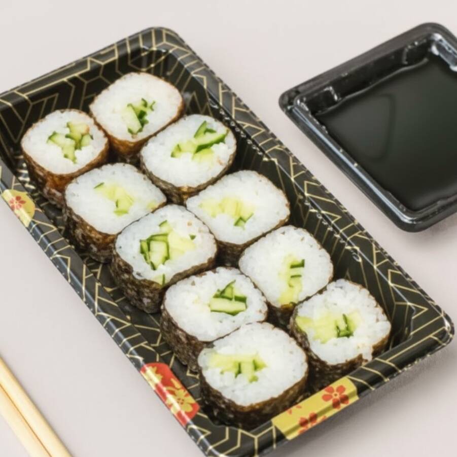 Considerado um dos pratos-chave da culinária japonesa, o hossomaki é uma espécie de enrolado de sushi, juntamente com pepino.