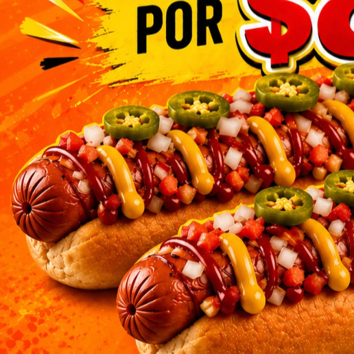 2 Hot dogs jumbos