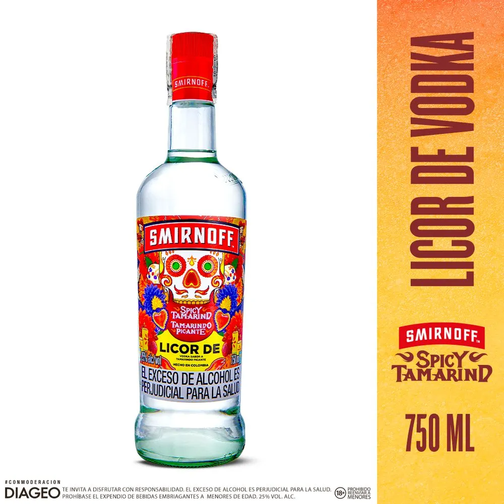 Vodka Smirnoff Tamarindo 750 ml
