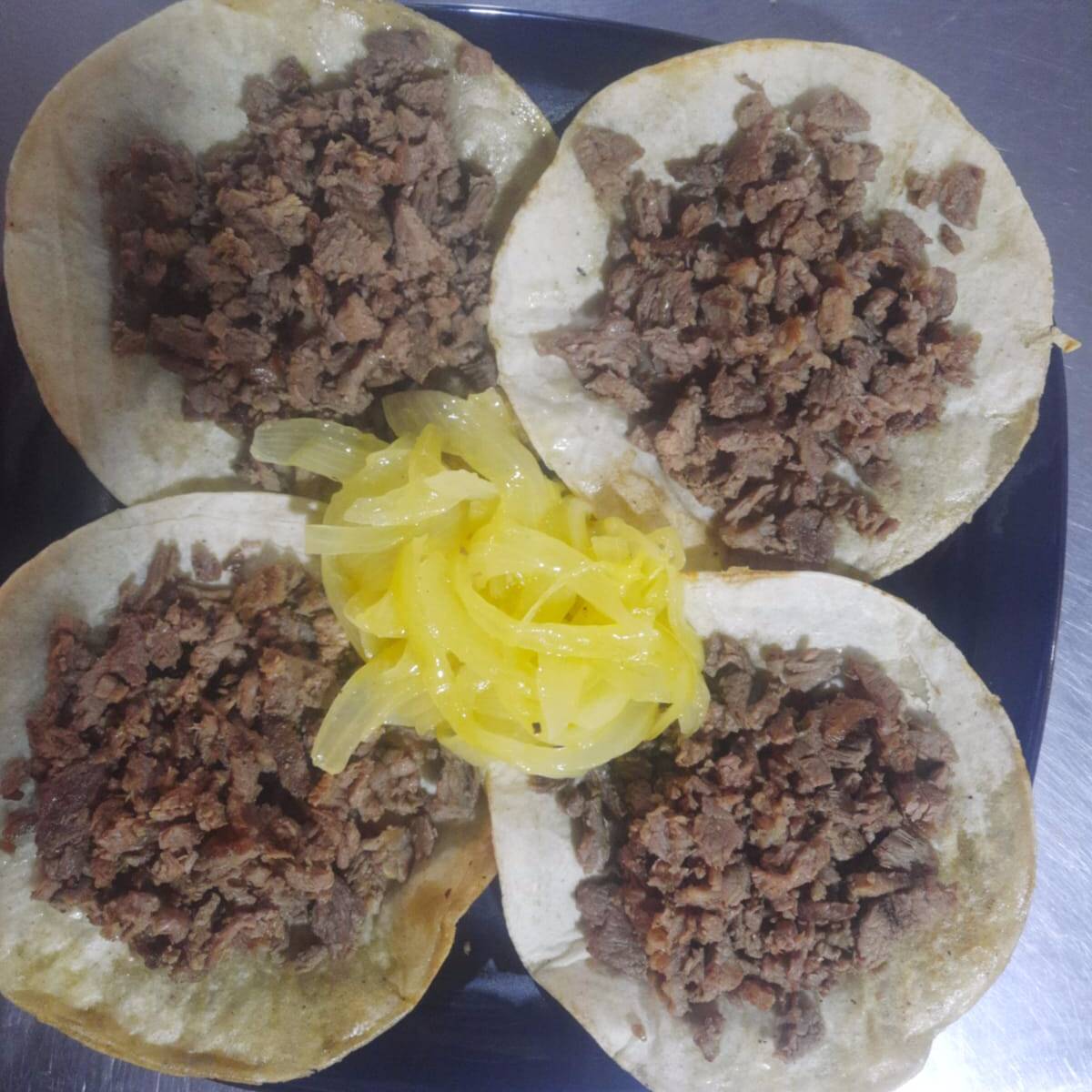 Tacos de Carne Asada Sencillos 4 Pzas